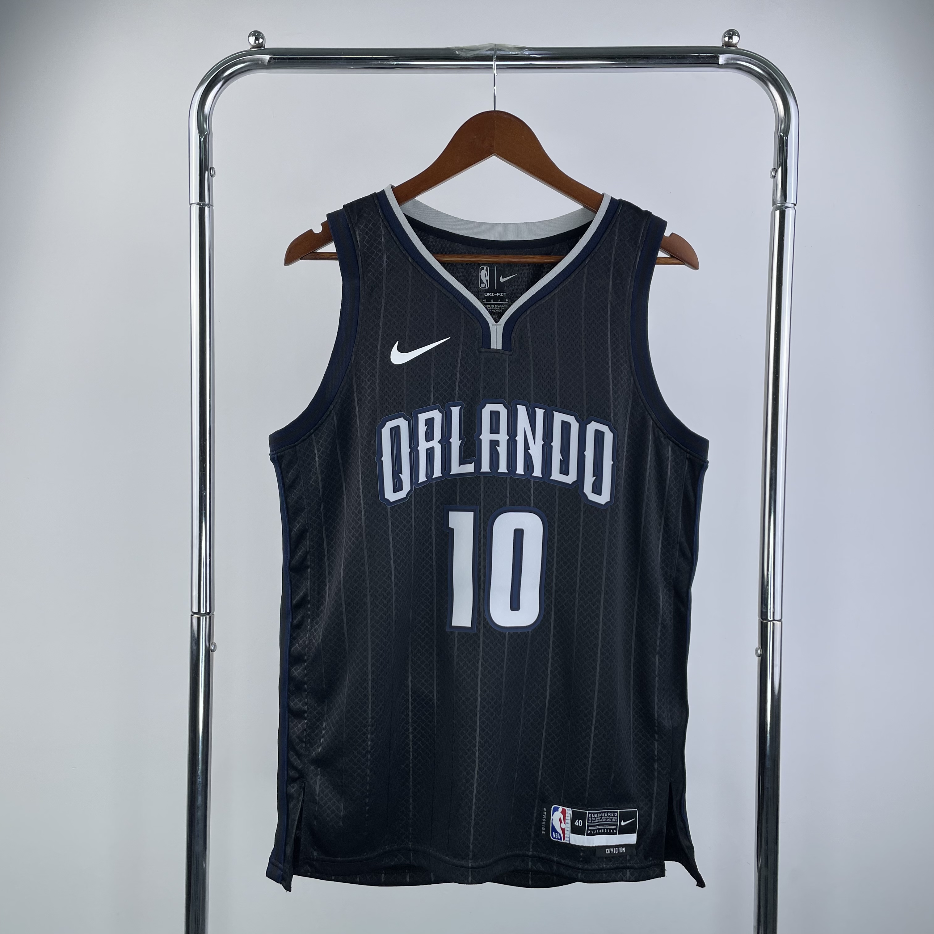 Men Orlando Magic #10 Bol Bol Black City Edition Season Nike 2023 NBA Jersey->orlando magic->NBA Jersey